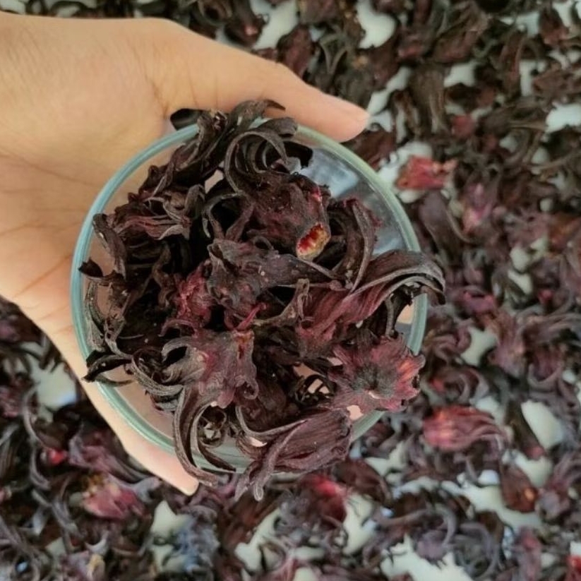 

Bunga Rosella UNGU kering 500 Gram Rosela ungu 500gr