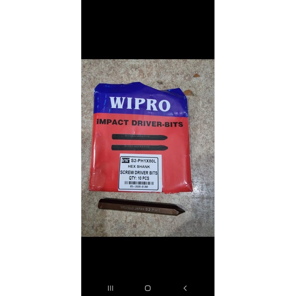 Mata Obeng Ketok PH1 x 80 WIPRO