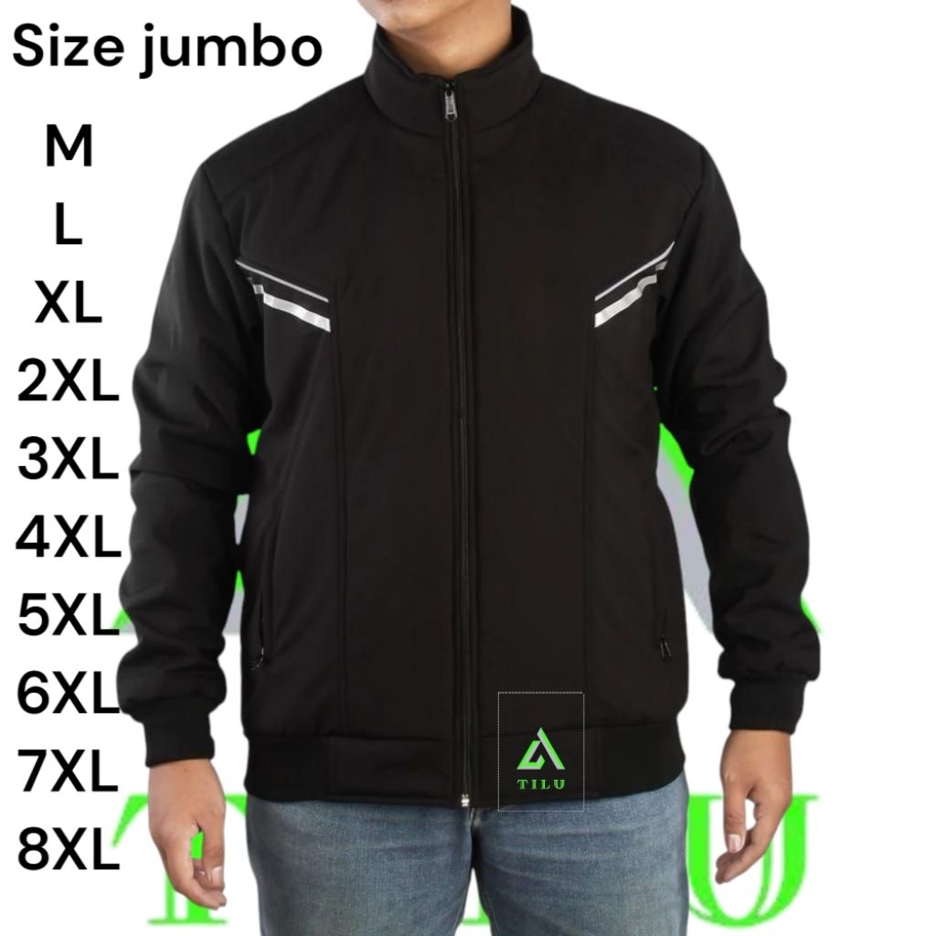 jaket motor big size 4xl 5xl jaket pria jaket jumbo pria keren