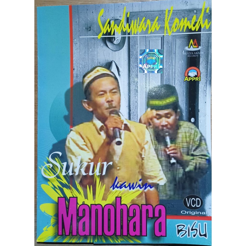 VCD original lawak sukur  Manohara bisu