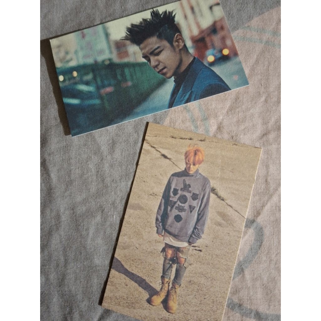 bigbang MADE photocard ( GD and TOP ) set