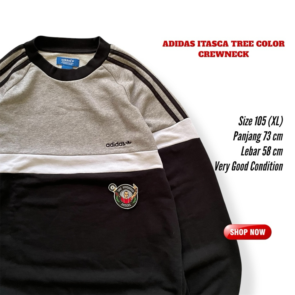 Adidas Itasca Tree Tone Crewneck casual Second Original