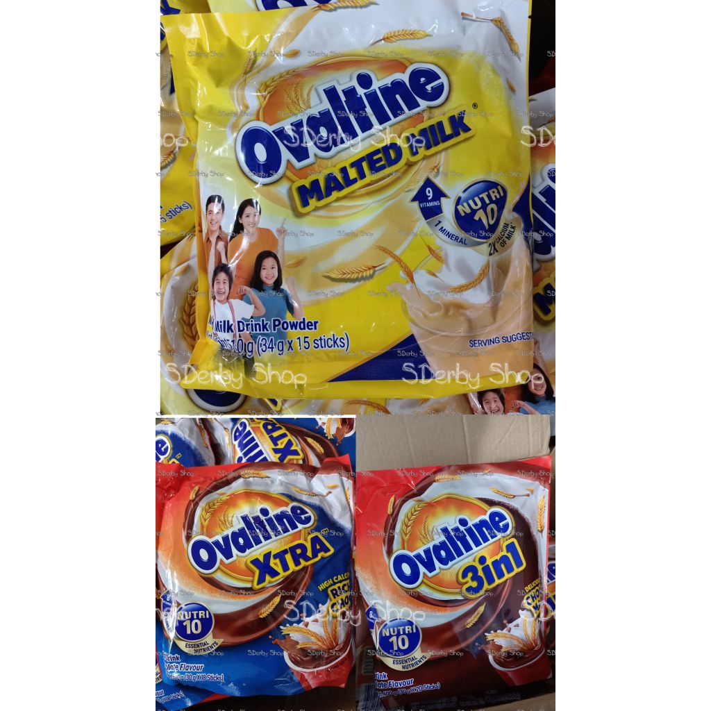 

Ovaltine Nutri 10 3in1 Extra Malted Milk Pack