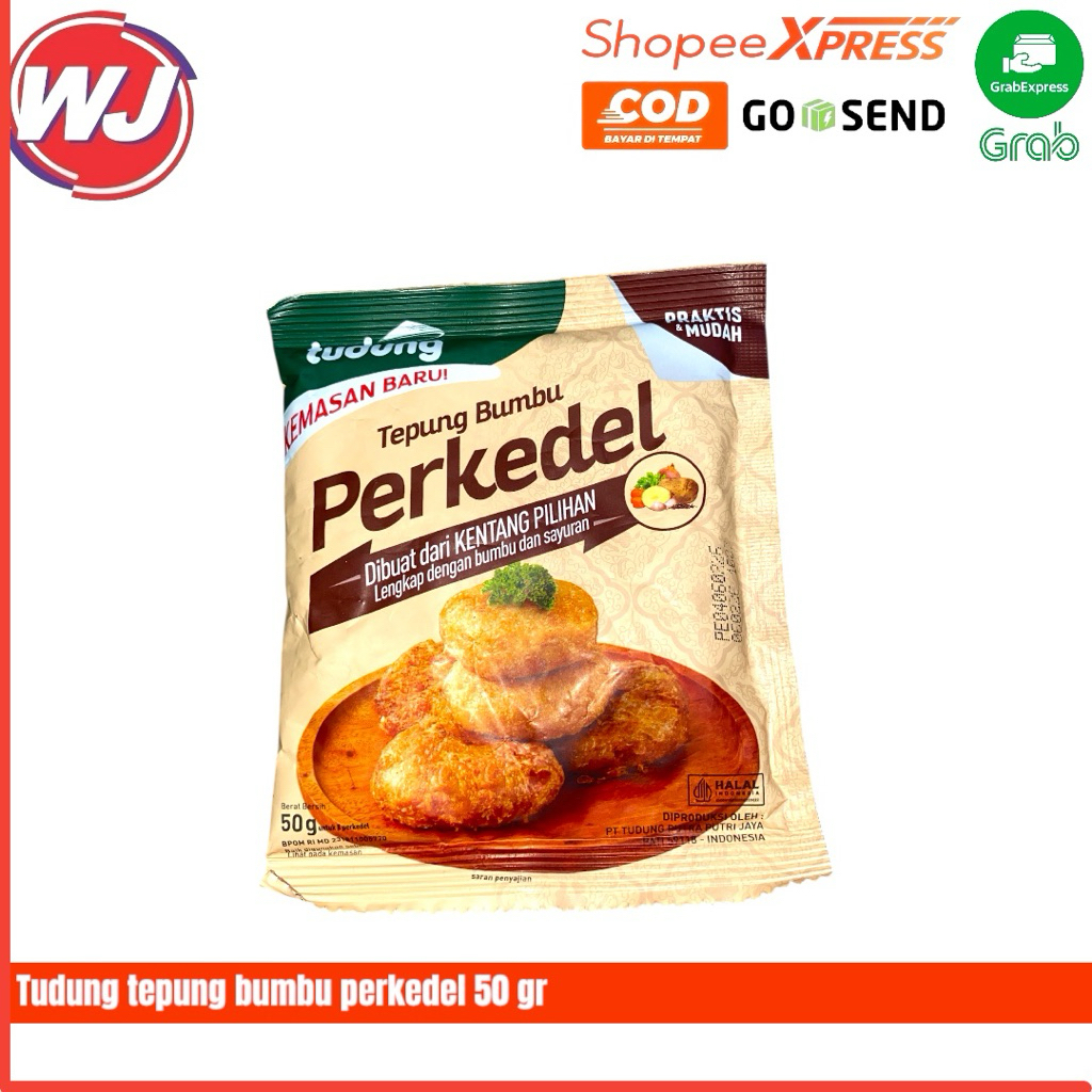 

TUDUNG TEPUNG BUMBU PERKEDEL 50 GRAM