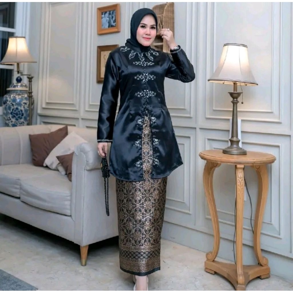 SETELAN BAJU KURUNG MELAYU BELAH TENGAH~BAJU KURUNG PESTA~BAJU KURUNG MALAYSIA ROK SONGKET~BAJU KURU