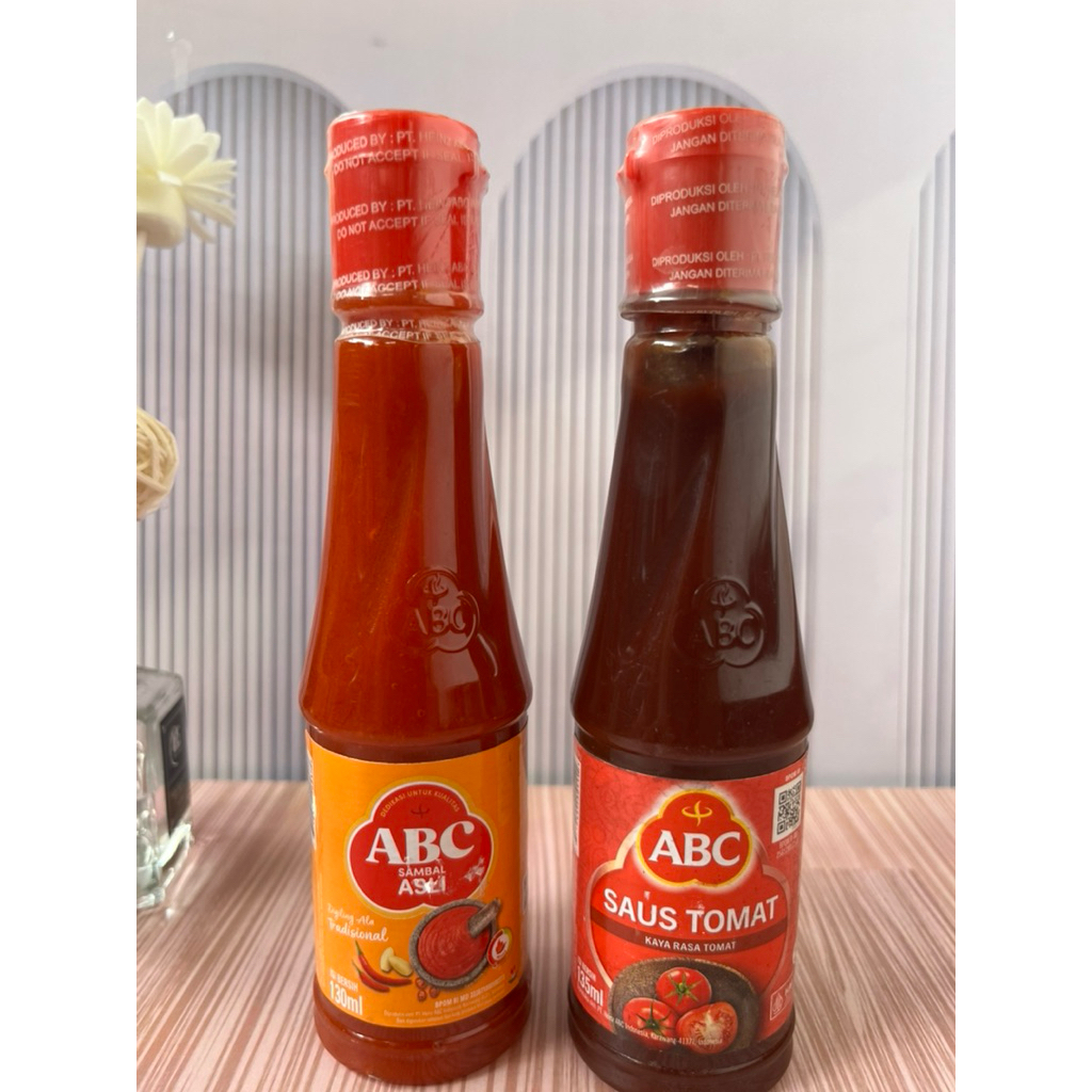 

ABC saus cabai 130ml & saus tomat 135ml