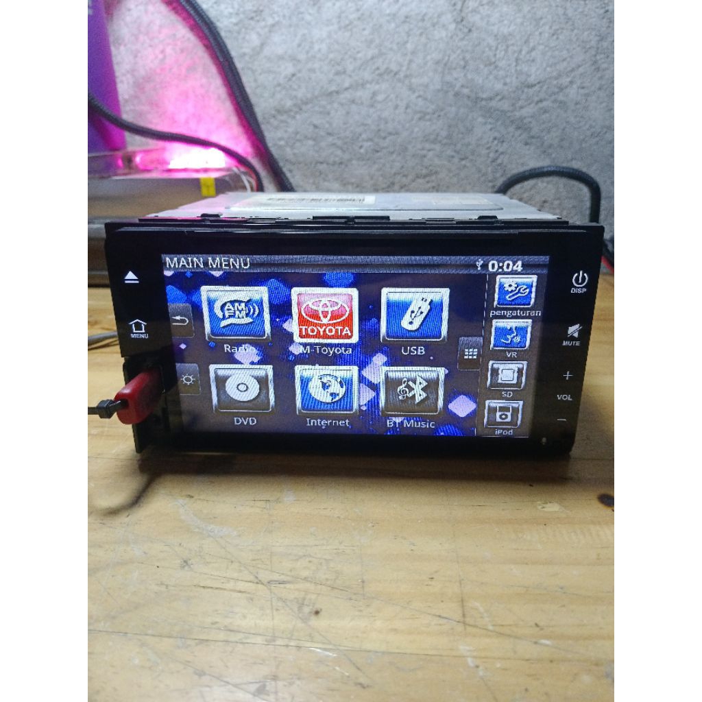 Headunit Doubeldin Tv Mobil Toyota Avanza 2019 2021 Original