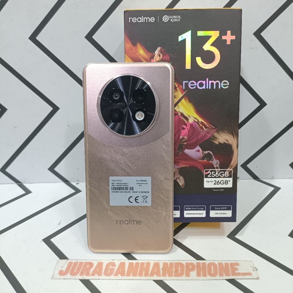 REALME 13 PLUS 5G 12/256GB HP BEKAS SECOND FULLSET