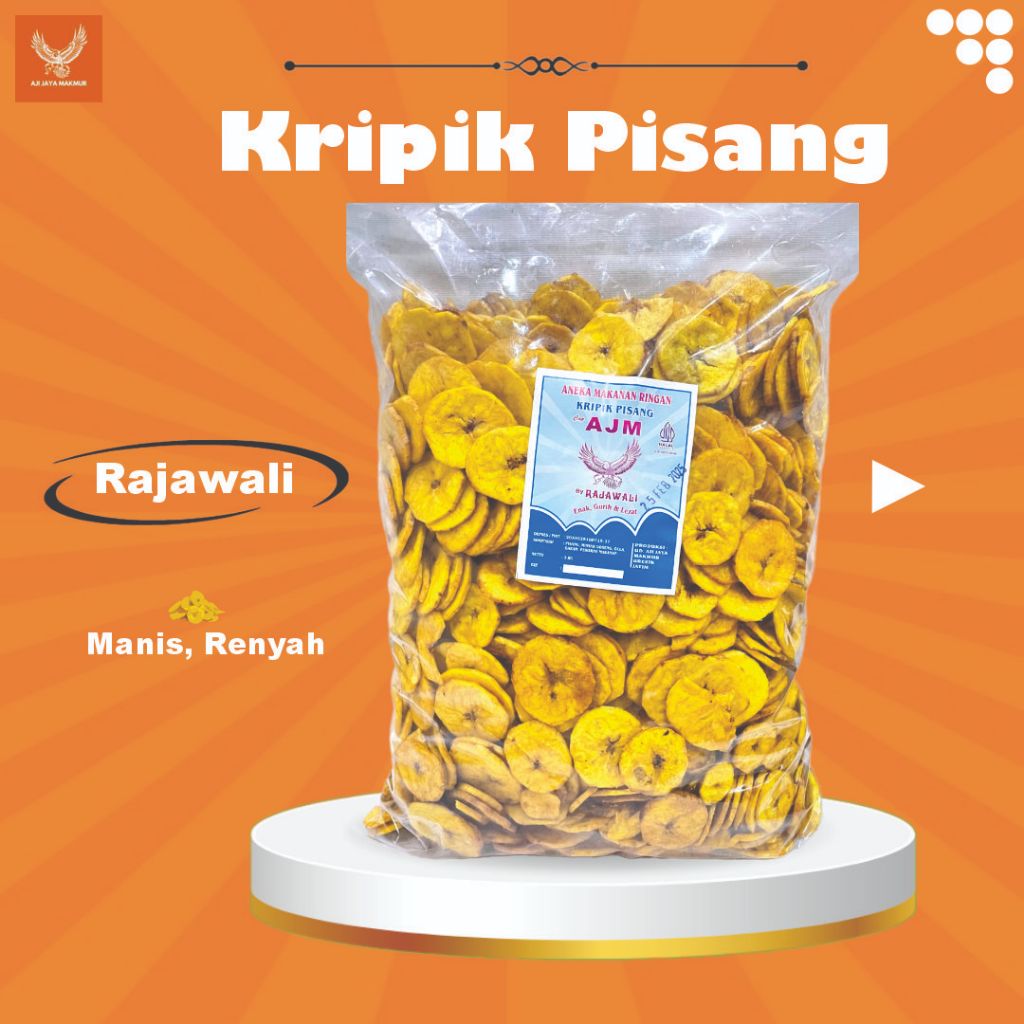 

KRIPIK PISANG BULAT RAJAWALI I KRIPIK PISANG MANIS I PISANG BULAT 5KG