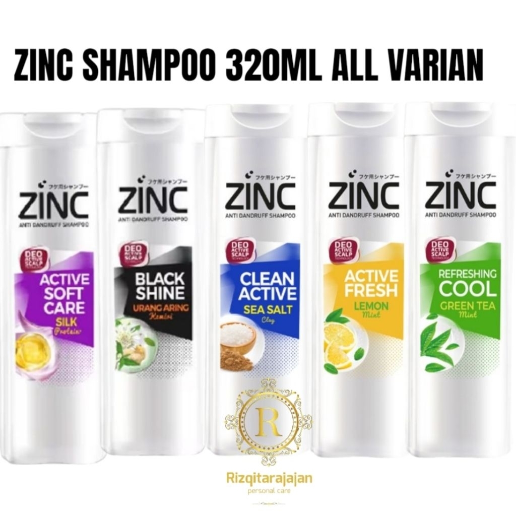 ZINC SHAMPOO,Zinc Shampoo all varian 340ML (Besar)
