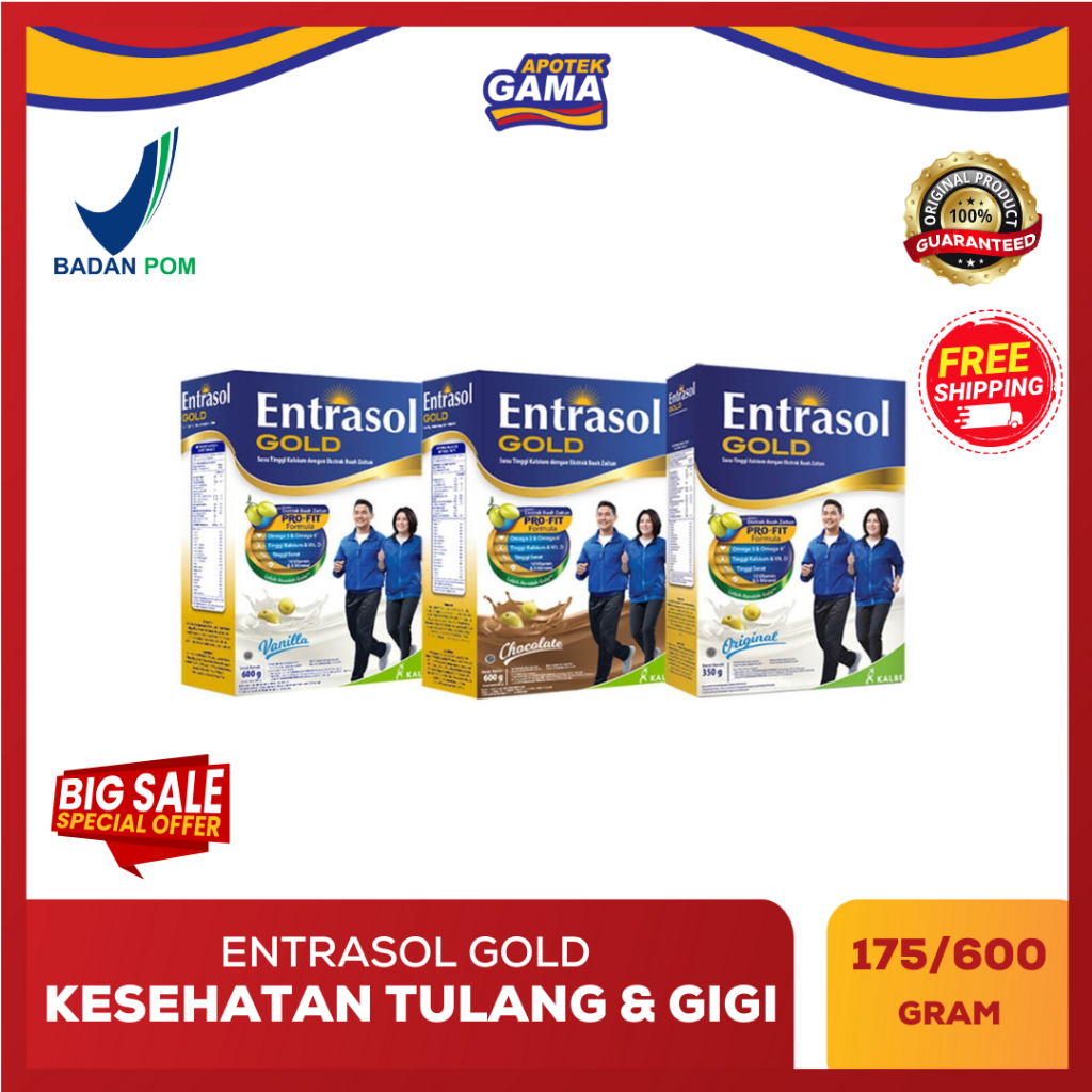 

ENTRASOL GOLD | Suplemen Nutrisi Dewasa – Apotek Gama