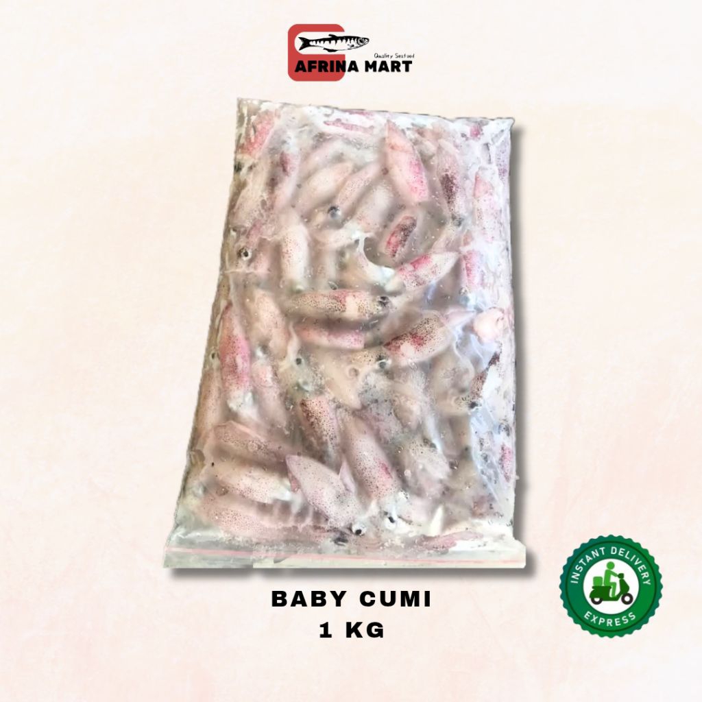 

Baby Cumi 1 kg Frozen - Kirim Instant Afrina Mart