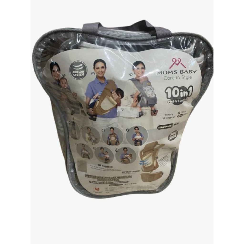 Moms Baby Gendongan Hipseat 10in1 multifunction