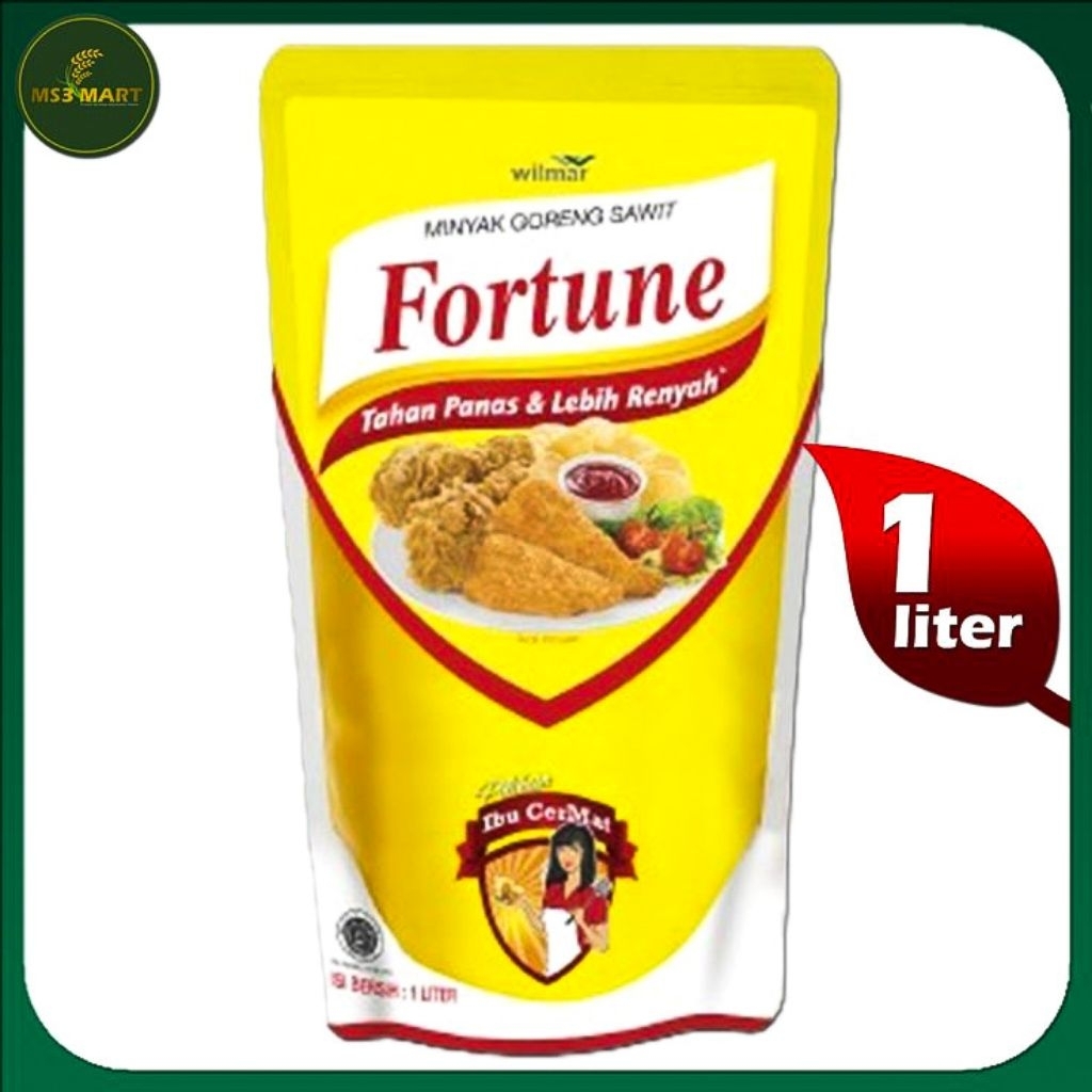 

minyak Fortune 1kg kemasan pouch,minyak Fortune pouch,minyak goreng fortune