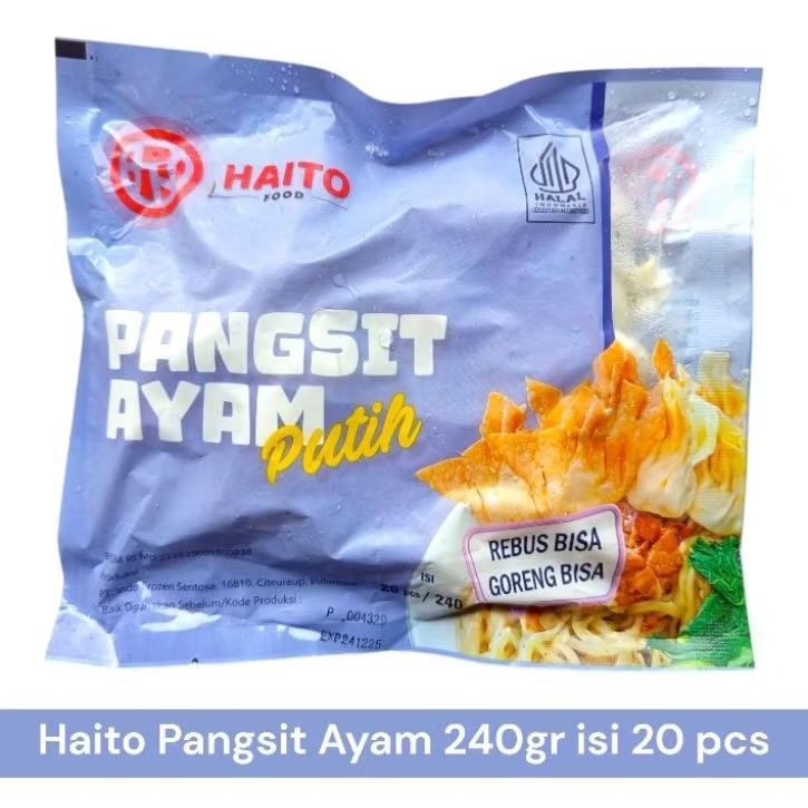 

haito pangsit ayam putih 240gr isi 20 pcs