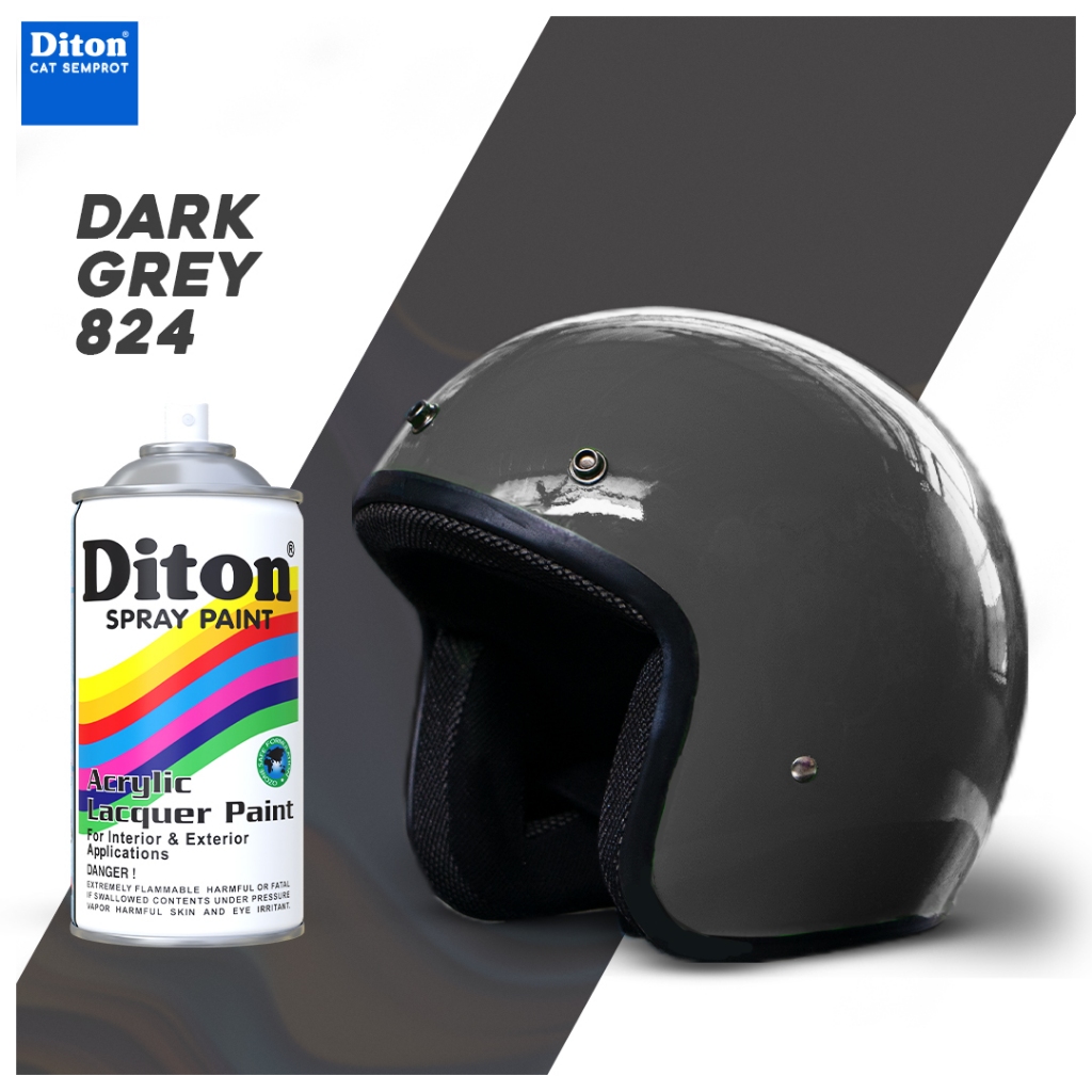 Cat Semprot Diton - Dark Grey 824