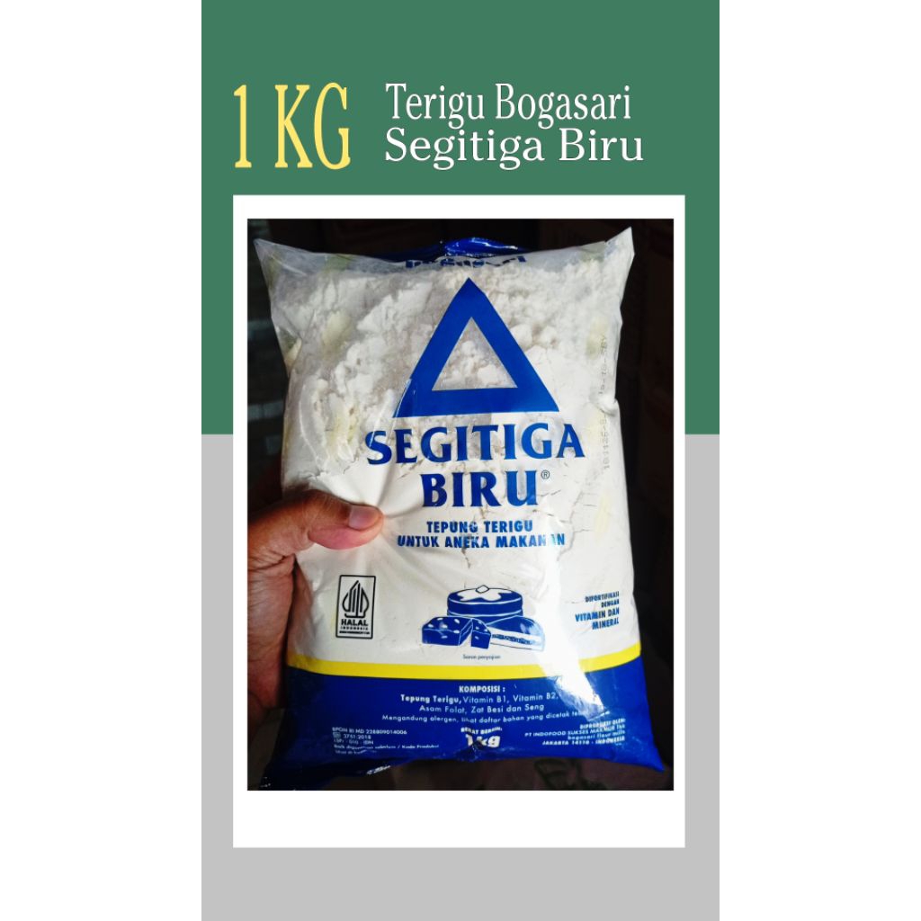 

Segitiga Biru 1 Kg Terigu Bogasari