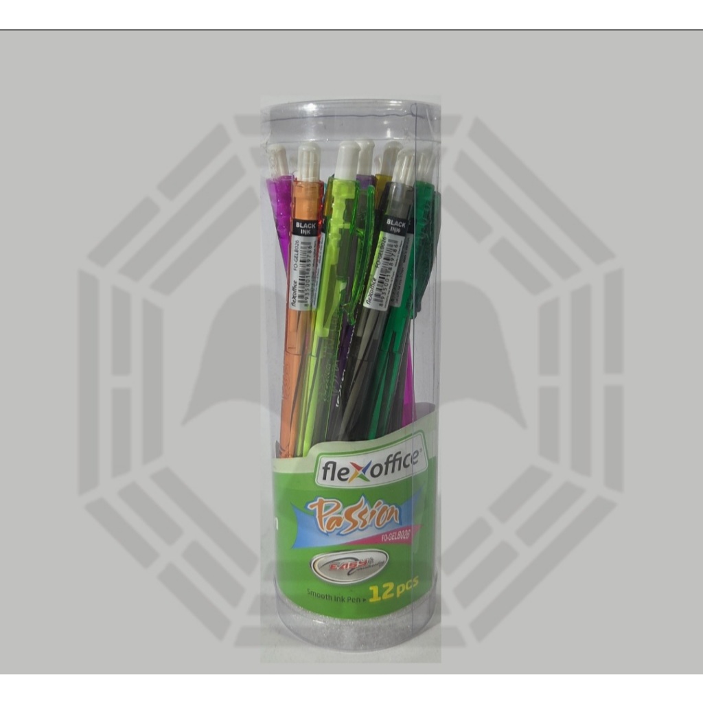 

Pulpen Flexoffice Passion|0.7mm | 1 Tabung Isi 12 pcs Hitam Tinta