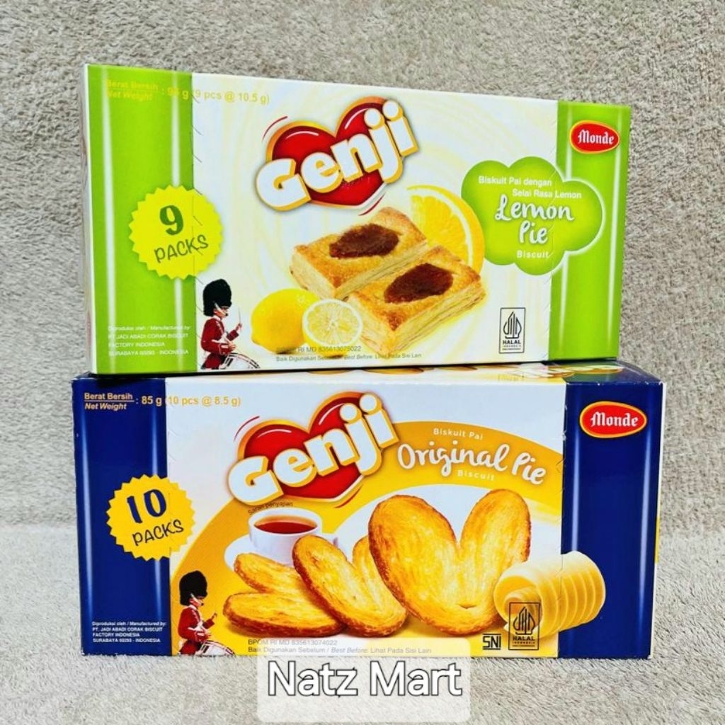 

MONDE Genji Pie Kemasan Box 85 gr & 95 gr