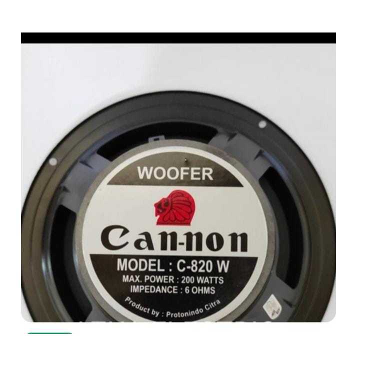 RF5658 speaker cannon can non canon pro 8 inch 8inch woofer wofer by PCM LTC GLODOK