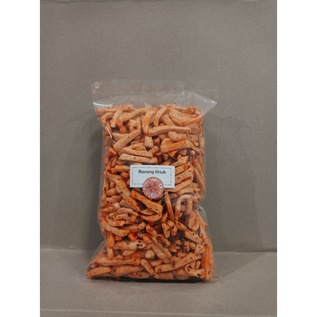 

PROMO 500 gr BASRENG KRIUK PEDAS DAUN JERUK