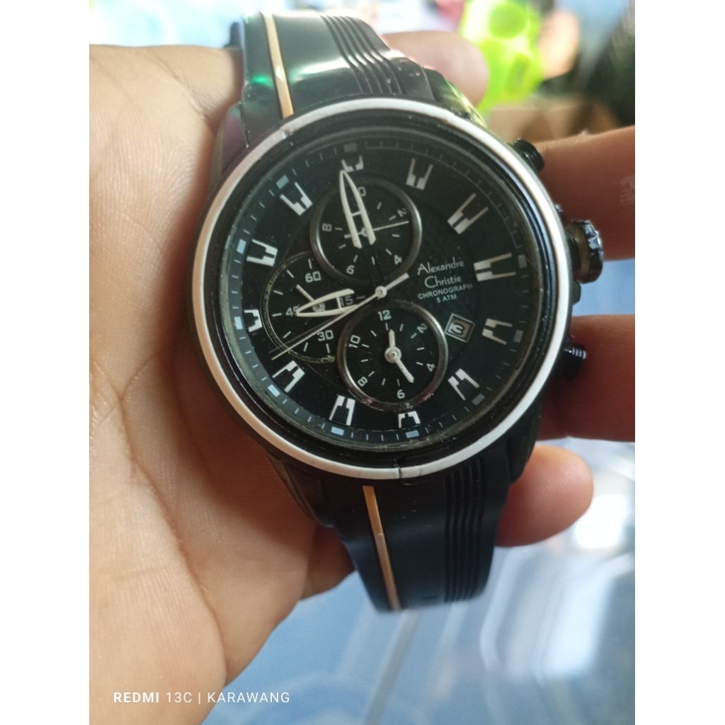JAM TANGAN ALEXANDRE CHRISTIE PRIA CHRONOGRAPH BEKAS