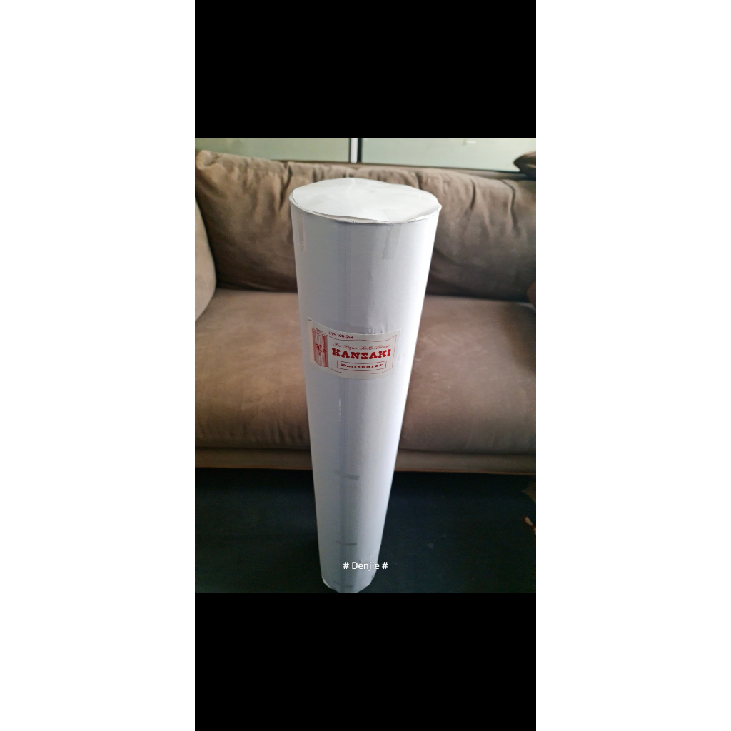 

KERTAS HVS ROLL PLOTTER 100 GSM A0 (36") 100 Meter