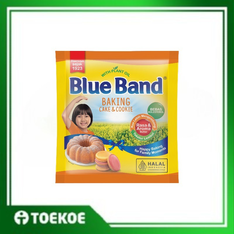 

TOEKOE Blue Band Cake Cookies 200gr - Perfect for Baking Mentega / Margarin