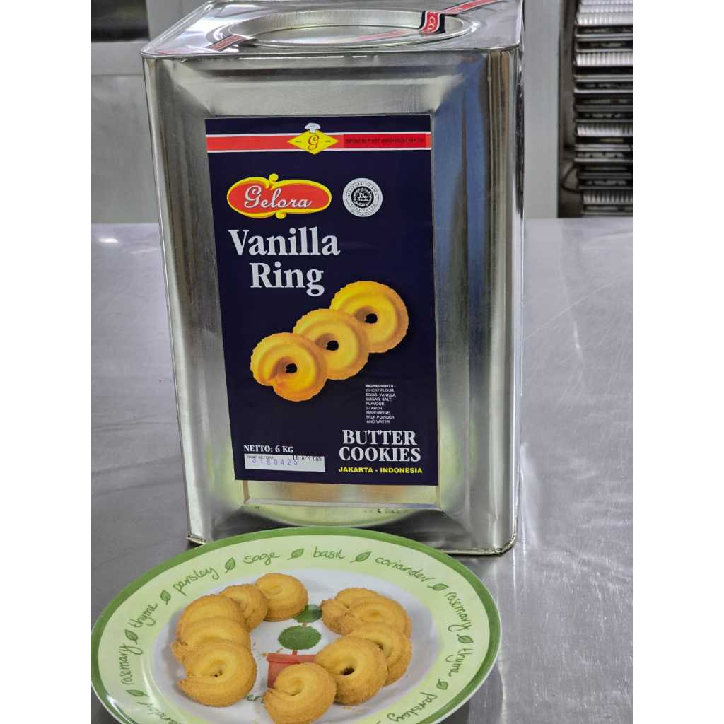 

Sehati Snack - Butter Cookies Vanila Ring Cemilan Manis Renyah 250gram 500gram Ecer