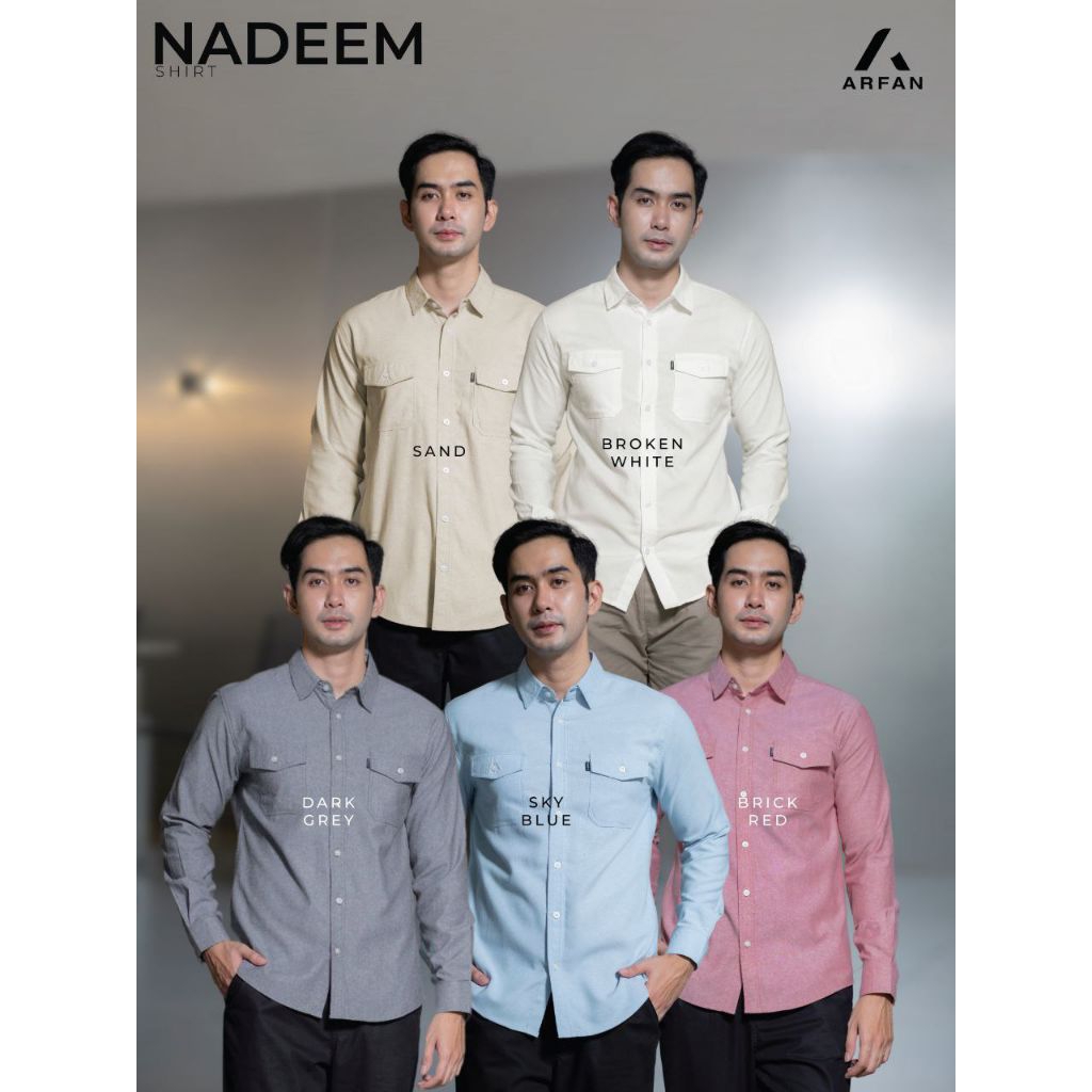 [READY STOK PUSAT] Nadeem Shirt by Arfan/ORI ARFAN