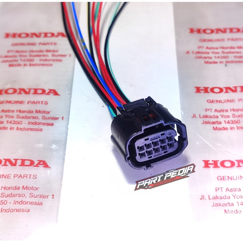 kabel soket socket modul remot modul answer back system 10 pin honda Vario 125 150 Scoopy Fi Vario o