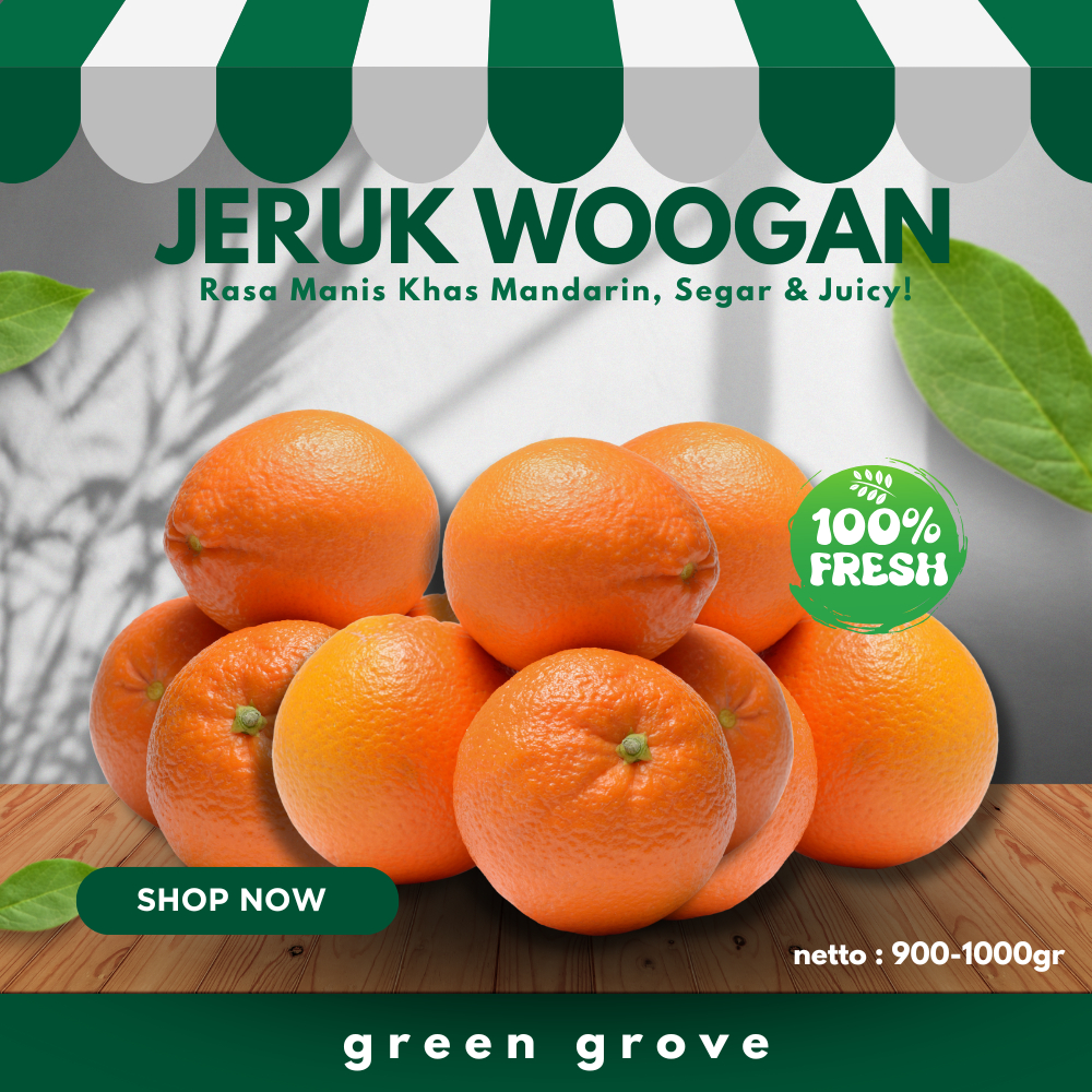 

Jeruk Wogan Premium 1 Kg – Rasa Manis Khas Mandarin, Segar & Juicy!