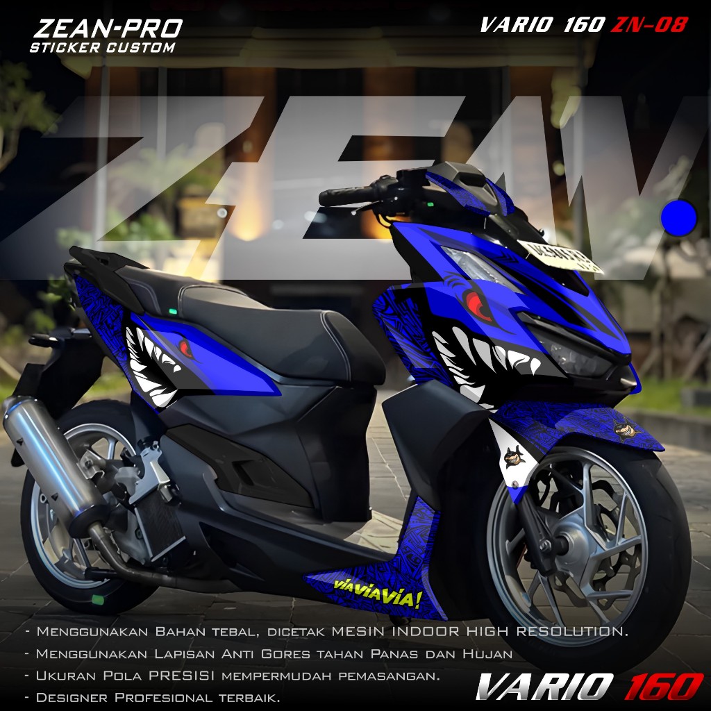 (PROMO COD) TERBARU Sticker Decal Vario 160 2022 2023 2024 Full Body - Dekal stiker Variasi Honda Va