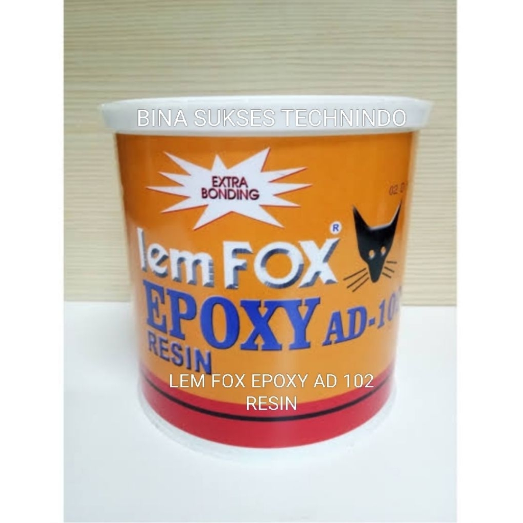 

LEM FOX EPOXY AD 102 RESIN HIGH QUALITY KALENG 800GR 800 GR