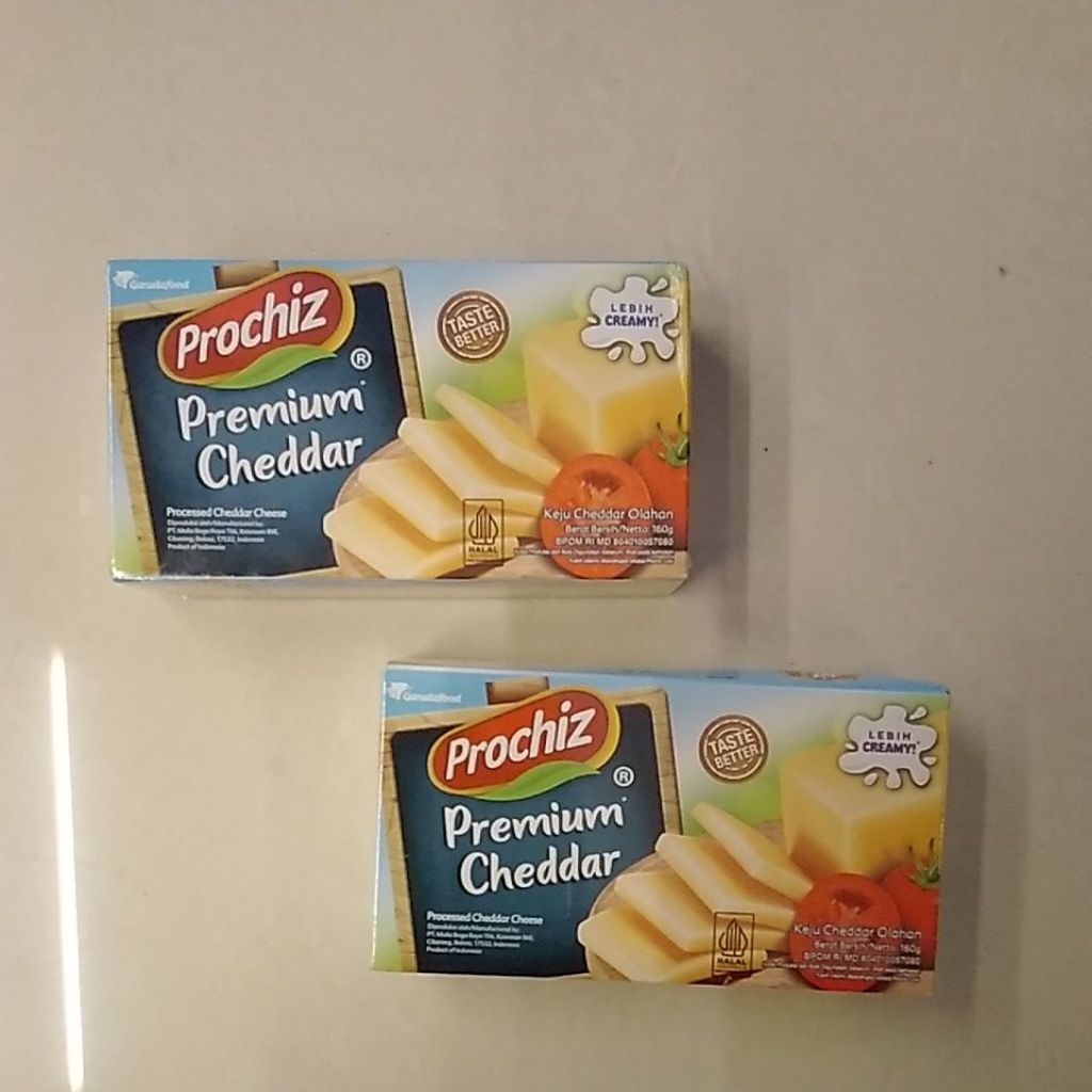 

Keju Prochiz Cheddar Royale Kemasan Baru (Premium) 160gr