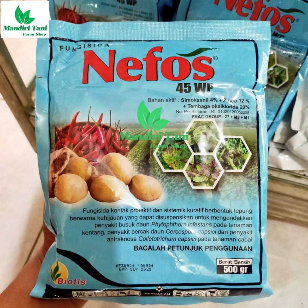 FUNGISIDA NEFOS 45 WP @ 500 Gram
