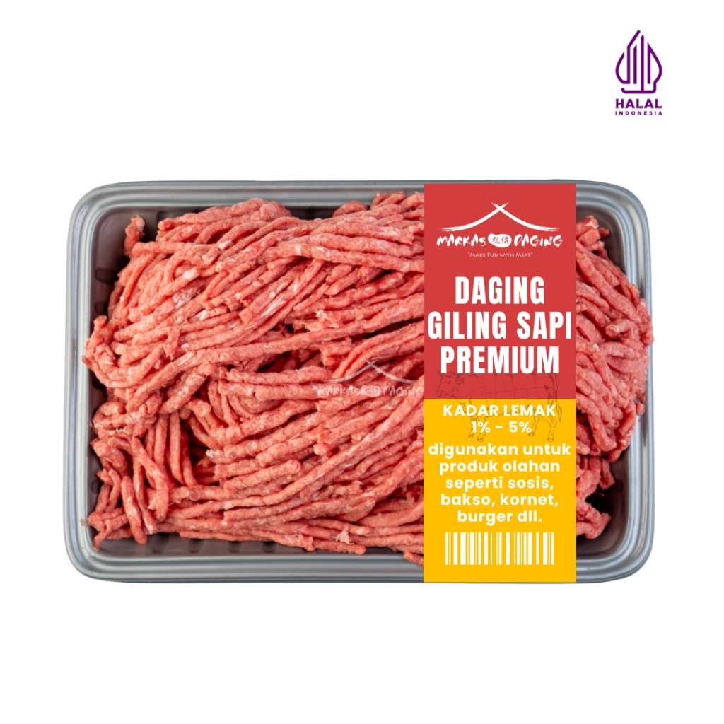 

Daging Sapi Giling / Minced Beef Meat 500gr - Markasdaging