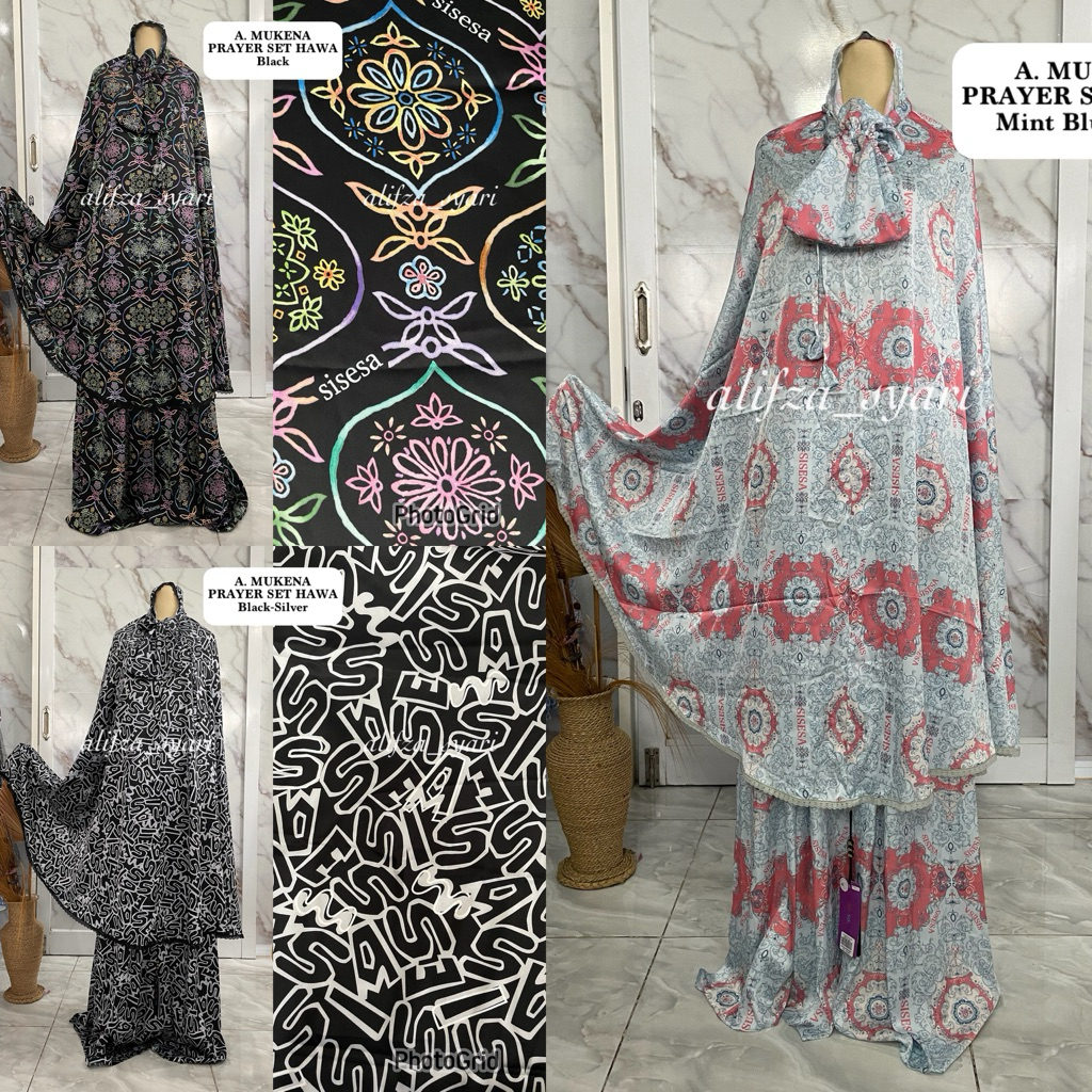 NEW MUKENA PRAYER SET SISESA ORIGINAL
