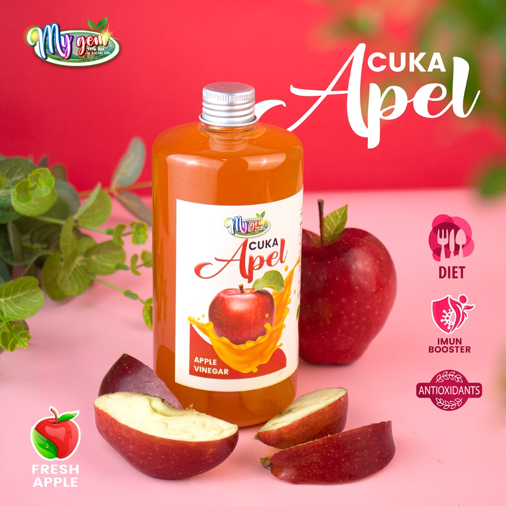 

Cuka Apel Original 500ml With Mother Untuk Kesehatan