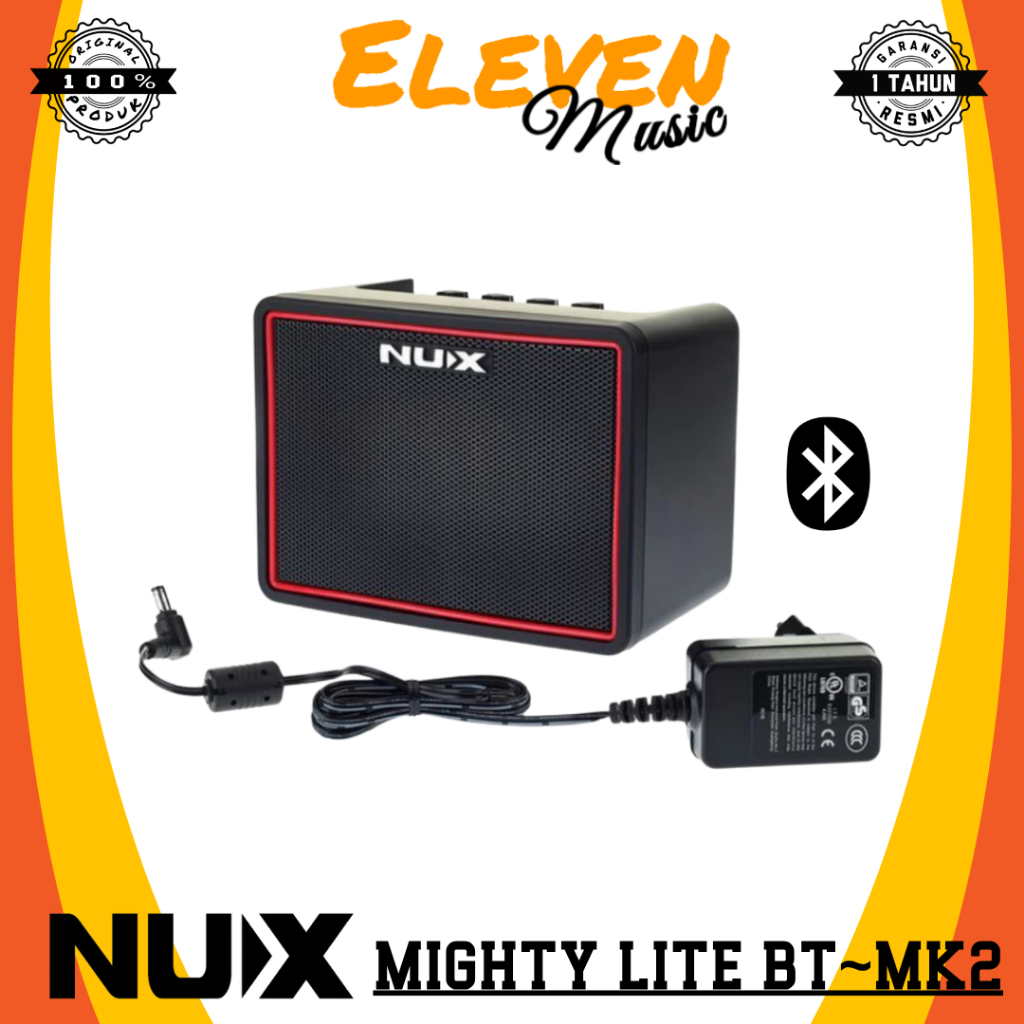 NUX Mighty Lite BT NUX Mini Portable Modeling Guitar Amplifier