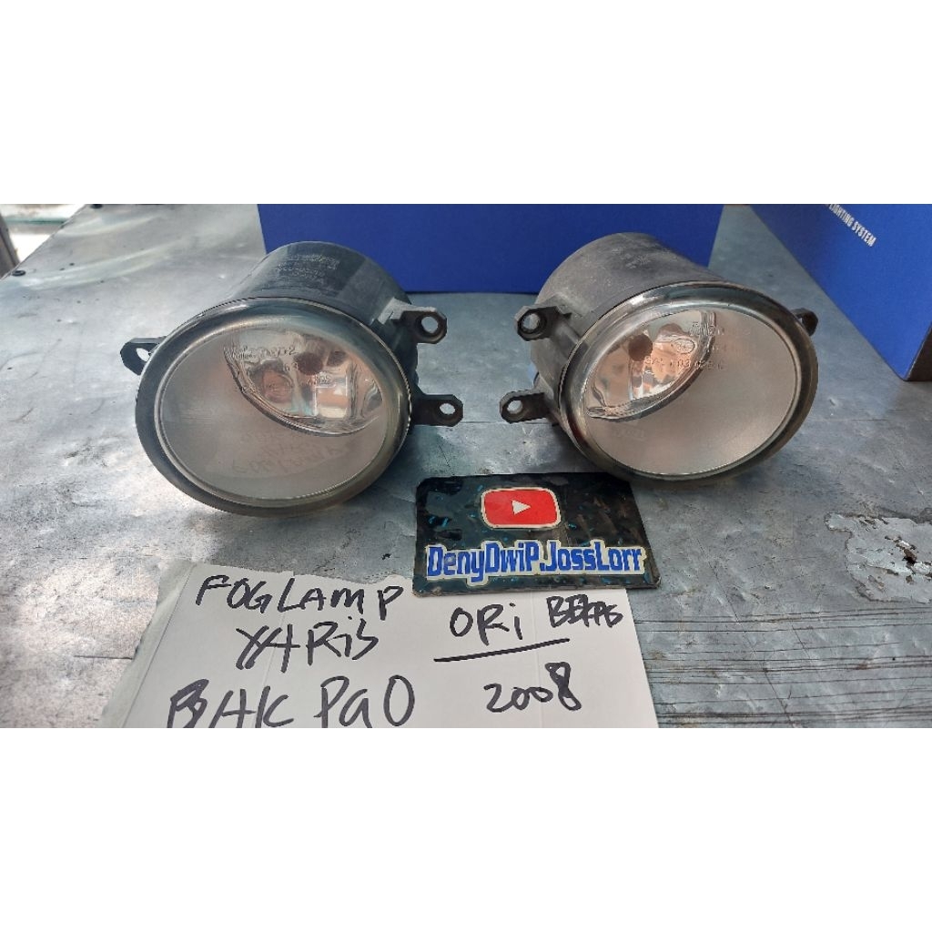Bekas , foglamp + lampu original yaris bakpao 2008