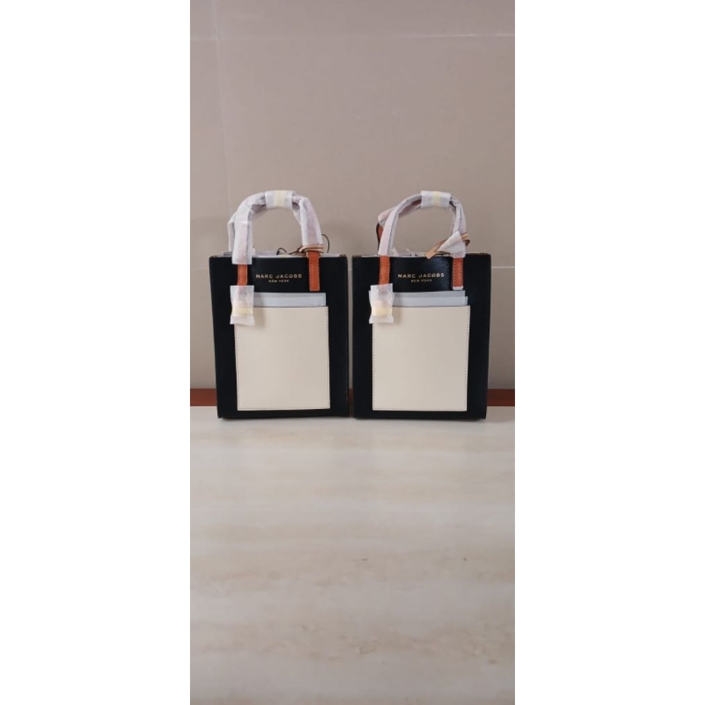 Tas Marc Jacobs Micro Grind Tote Bag Multi Black