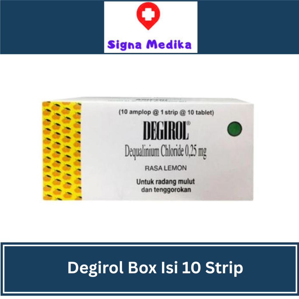 

Degirol Box Isi 100 Tablet - Permen Hisap Tenggorokan
