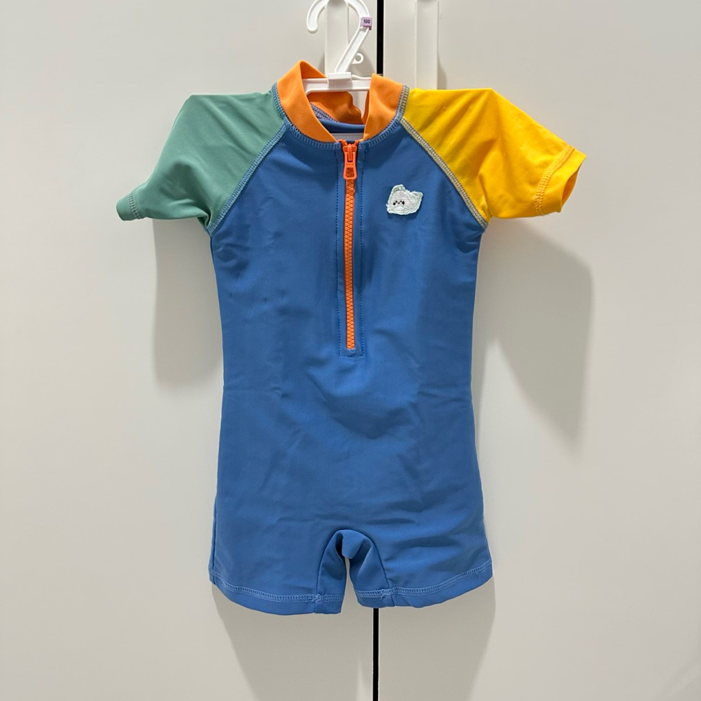 Little Whimsea Colorblock Swimwear / Baju renang anak (PRELOVED)