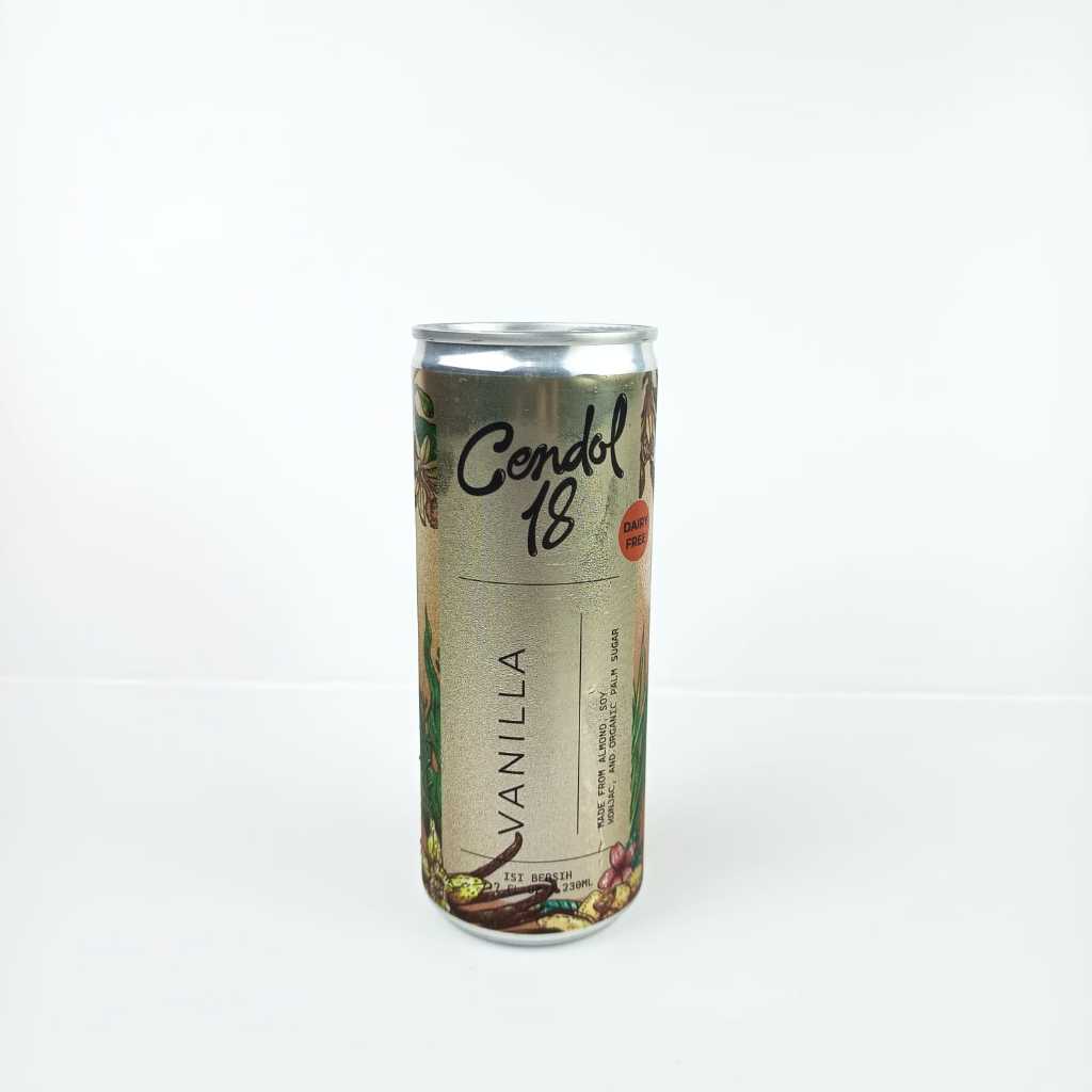 

Healthy Cendol 18 Vanilla 230Ml Minuman Almond, Kedelai, Konjac & Organic Palm Sugar Dairy Free