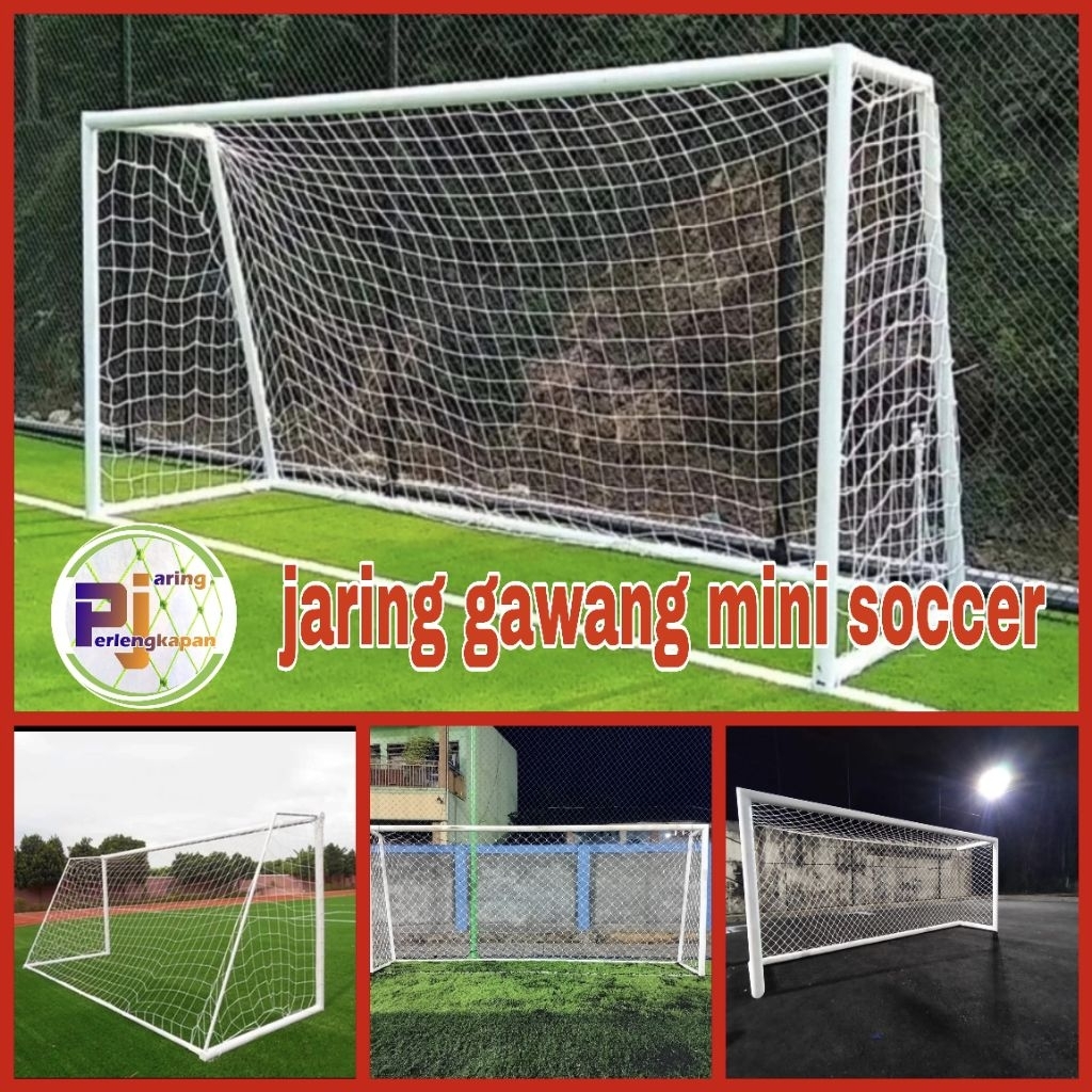 jaring gawang sepak bola 5mm pe