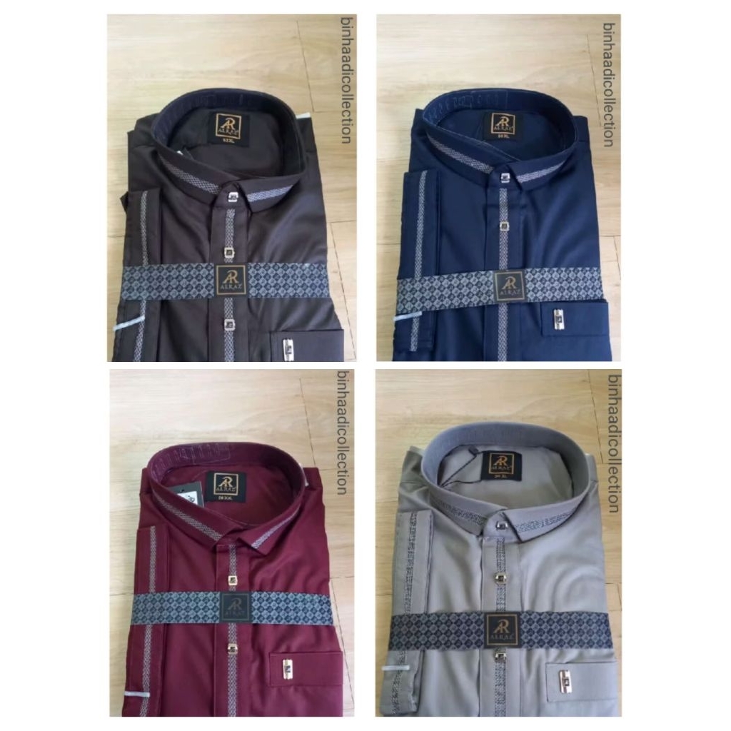 Jubah AlRaz Ridhwan| Model Lengan Pendek| Size Dewasa