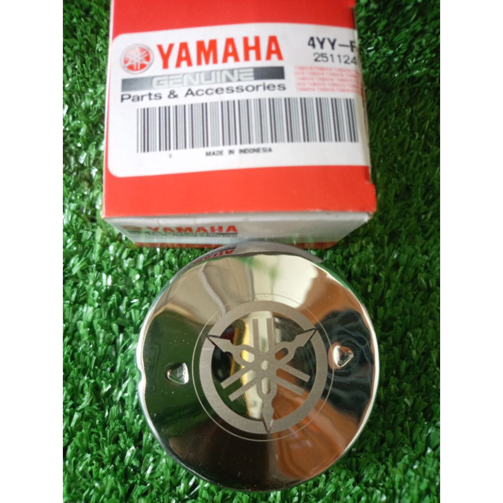 tutup tangki krom logo Yamaha Mio sporty/Mio smile/nouvo/aerok