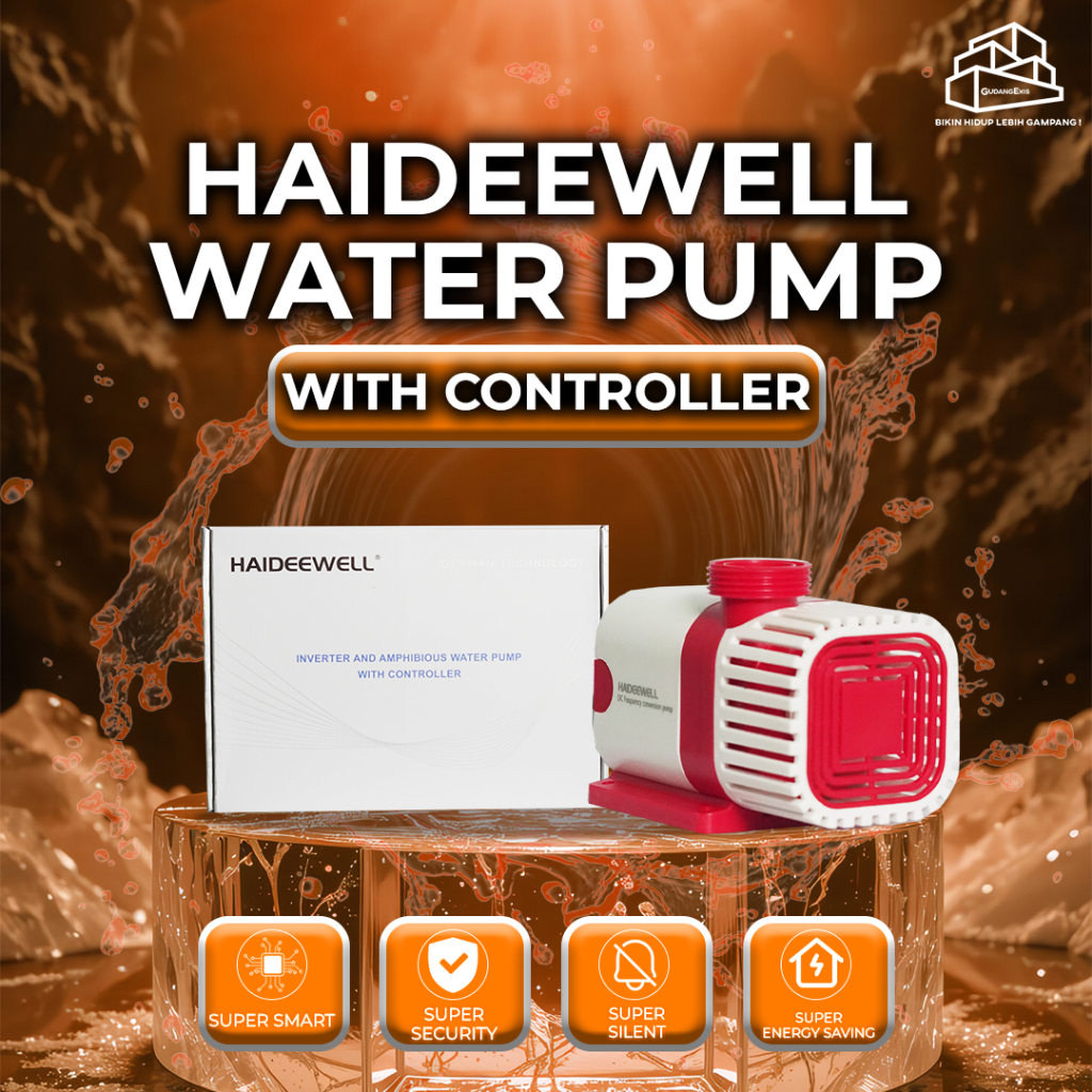 Pompa Aquarium Celup Water Pump  Haideewell Kolam ikan Inverter Noasis