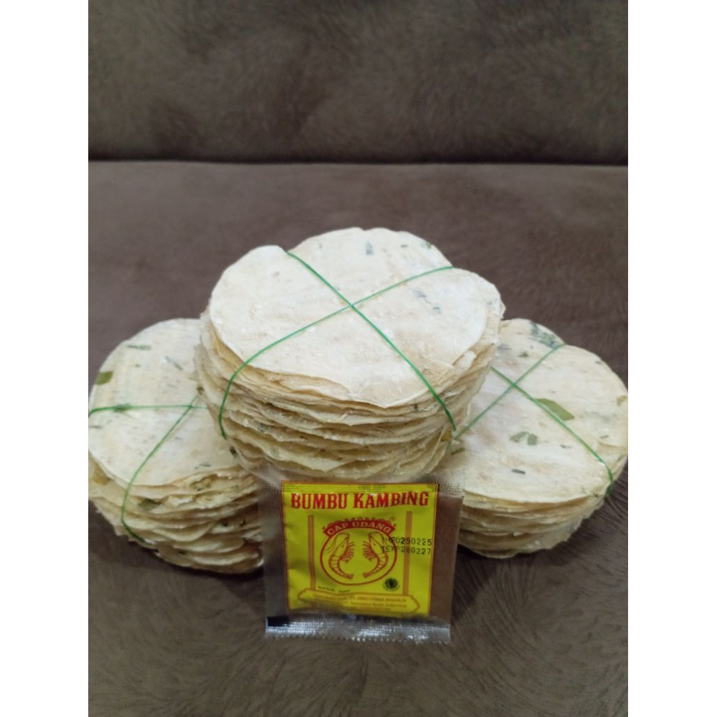 

Opak Singkong 3 ikat / Kerupuk kamang khas Bukittinggi isi 150pcs/3 ikat, Opak Singkong khas Minang paling murah dan best seller